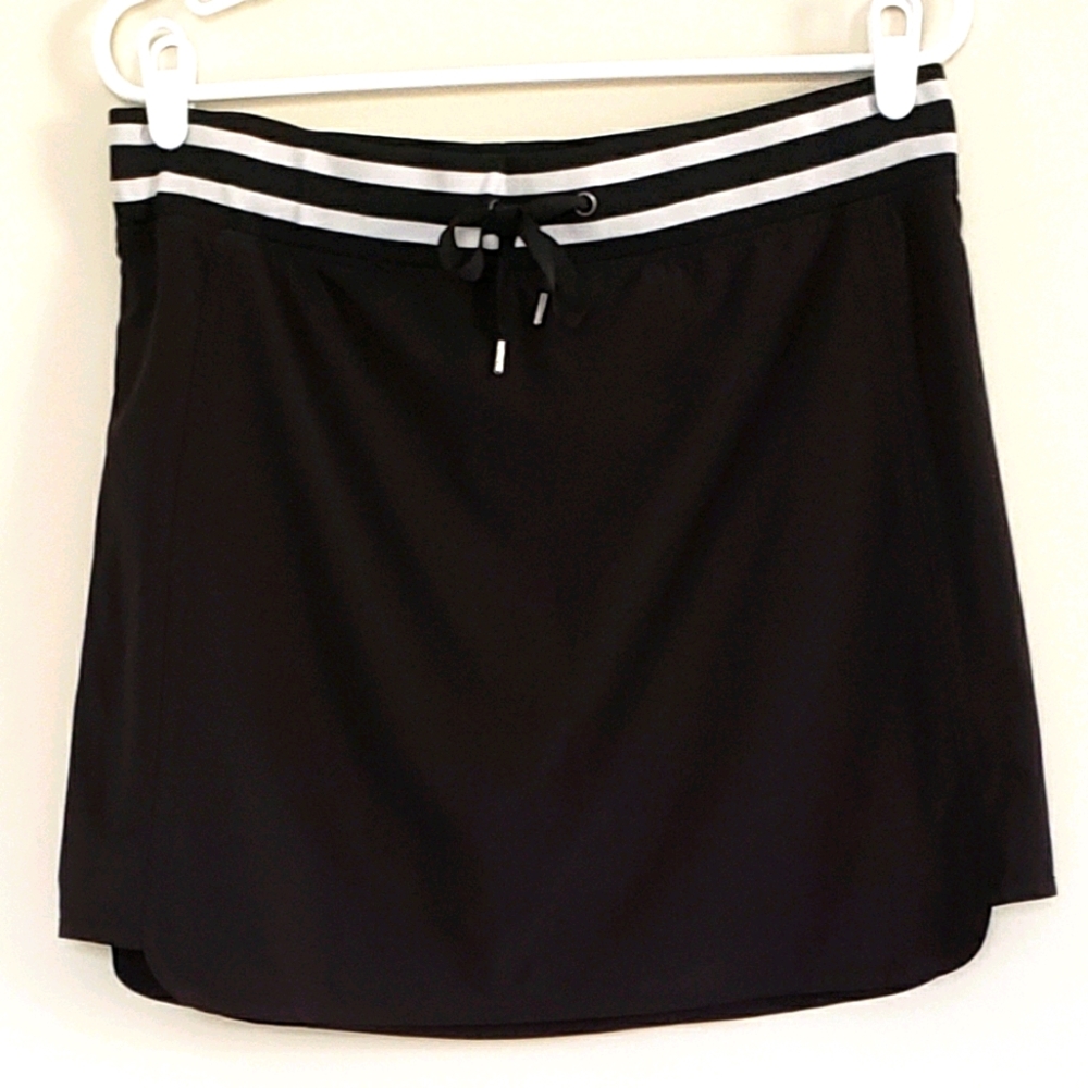 ATHLETA SONARA BLACK SKORT SZ 12